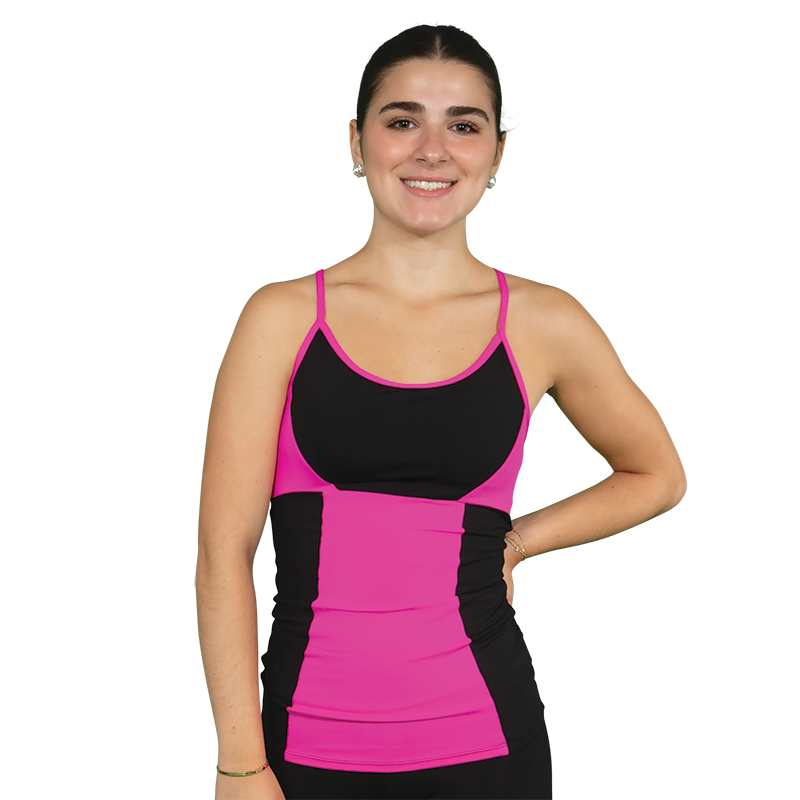 Patchwork Cami Racerback Top