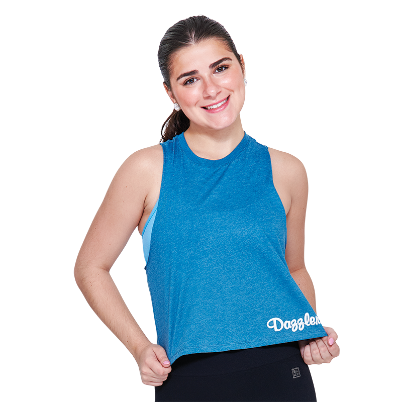 Womens Racerback Crop Tank